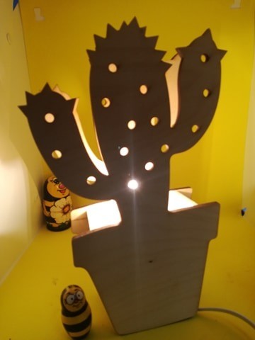 Nachtlampje cactus