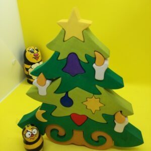 puzzel-blokpuzzel kerstboom